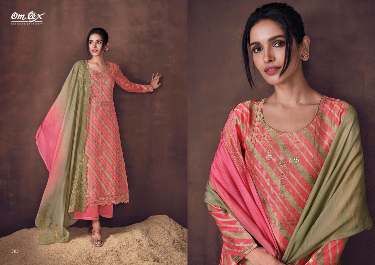 Omtex Vrunda Heavy Festive Wear Wholesale Salwar Suits Catalog